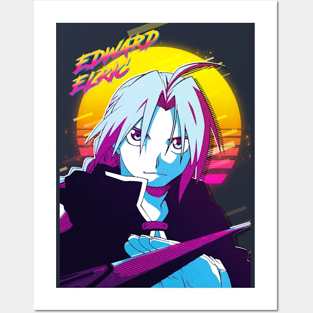 Fullmetal Alchemist - Edward Elric Wall Art by 80sRetro